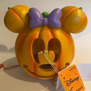 Disney Minnie Mouse Light Up Halloween Pumpkin